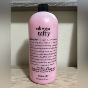 Philosophy: Salt Water Taffy Shampoo, Shower Gel, and Bubble Bath 32oz